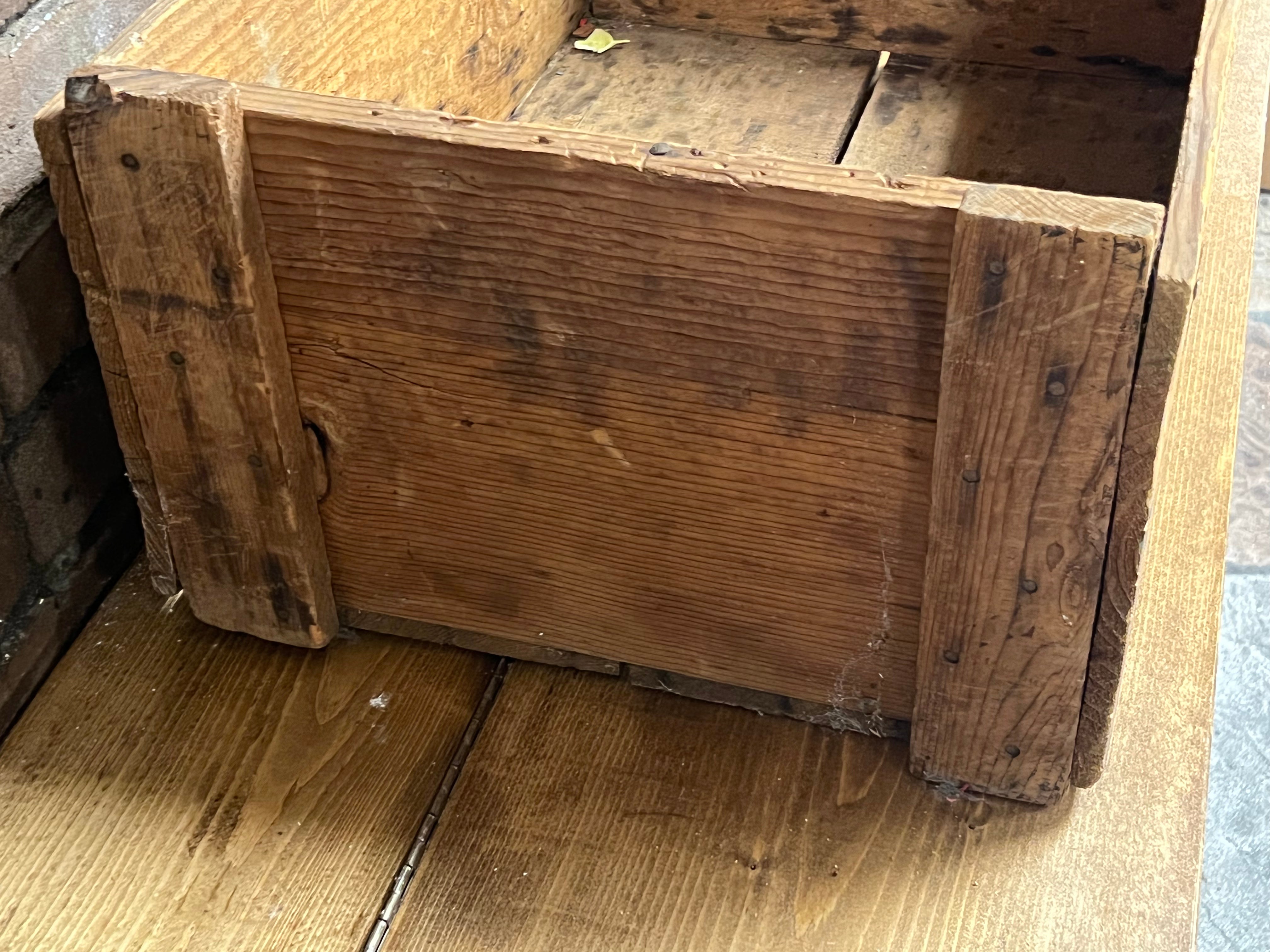 old wood crate